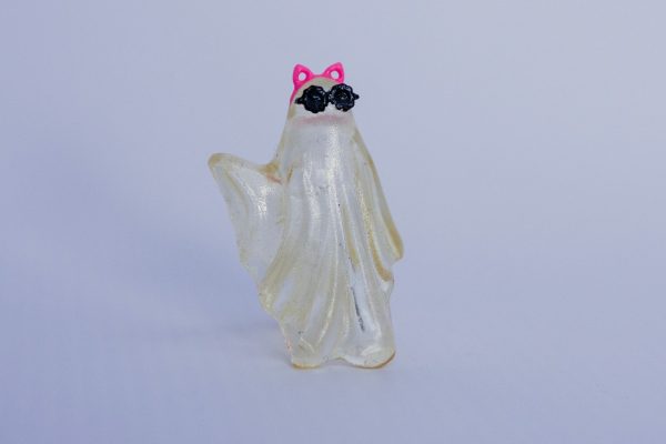 Ghostie Wearing Cat Ears