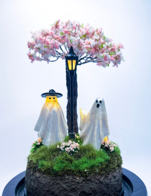 Ghost Cherry Blossom Diorama - Image 11