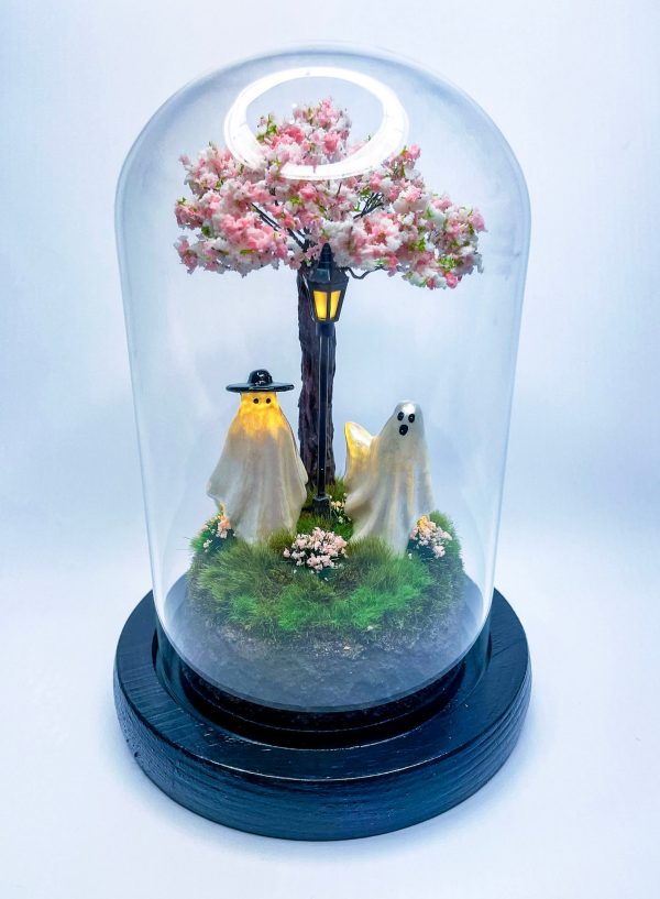 Ghost Cherry Blossom Diorama - Image 9